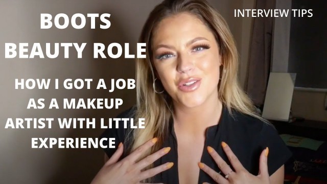 'BOOTS BEAUTY SPECIALIST - HOW TO GET A JOB AS A MUA - BENEFIT/MAC/DIOR/FENTY/TOOFACED'
