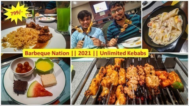 'Unlimited Buffet || Barbeque Nation 2021 || After lockdown || #mitvlogger'