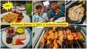 'Unlimited Buffet || Barbeque Nation 2021 || After lockdown || #mitvlogger'