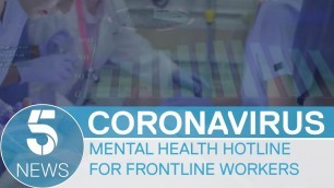'Coronavirus: NHS launches mental health hotline to support frontline staff | 5 News'