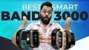 'Best 5 Smart Fitness Bands Under 3000⚡January 2022'