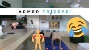 'Lappen macht Sascha Huber 10 Minuten Trizeps Workout für Zuhause ohne Geräte - Extrem Effektiv! 