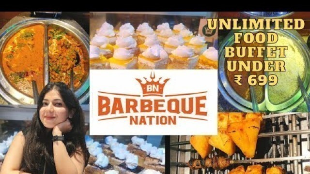 'Barbequenation Jammu Review Vlog/ BBQ Food/ Unlimited Food under Rs 699/ Jammu Restaurant Review'