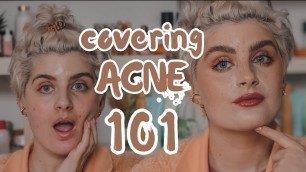 'Makeup for Dummies: COVERING ACNE 101 | Raquel Mendes'